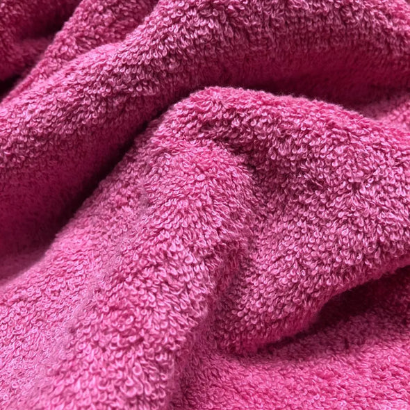 Toalla Medio Baño 100% Algodón Rosa