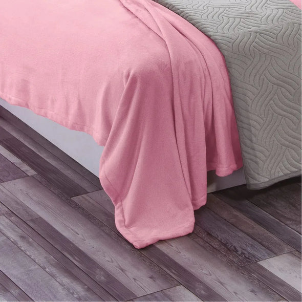 Cobertor Ultra Suave Ligero Rosa