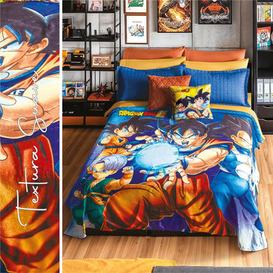 Cobertor Ultra Suave Ligero Dragon Ball Team