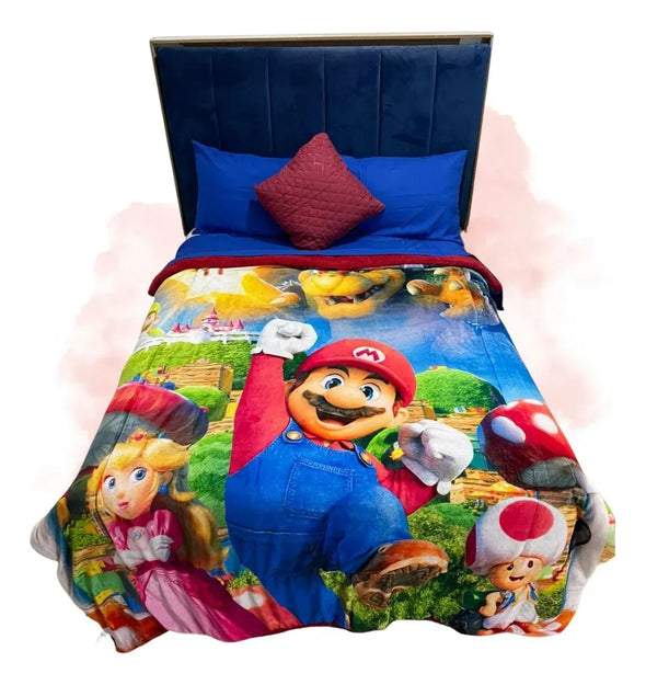 Cobertor de Borrega Mario World