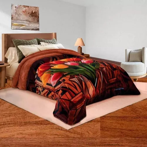 Cobertor Con Borrega Serenity Matrimonial Dominica