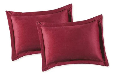 Par De Fundas Velvet Vino