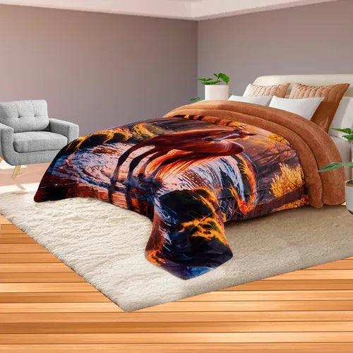 Cobertor de Borrega Serenity Jumbo Nazarí