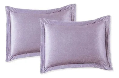 Par De Fundas Velvet Lavanda