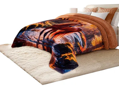 Cobertor de Borrega Serenity Jumbo Nazarí