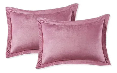 Par De Fundas Velvet Berry
