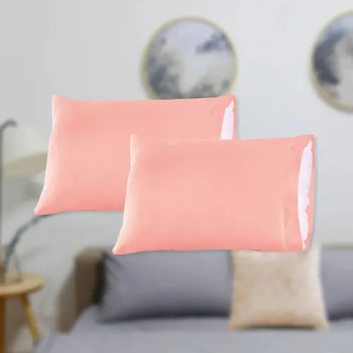 Par De Fundas Esencial Deep Rose