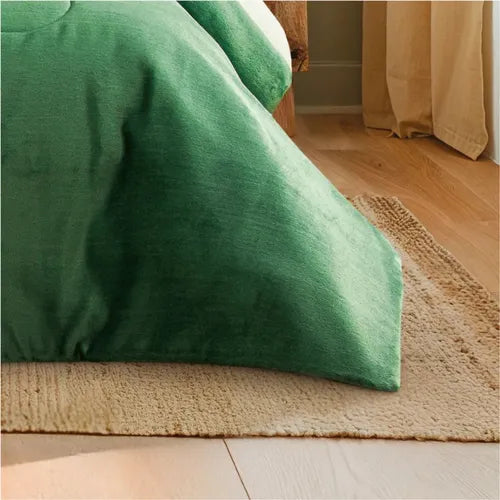 Cobertor Con  Borrega Verde