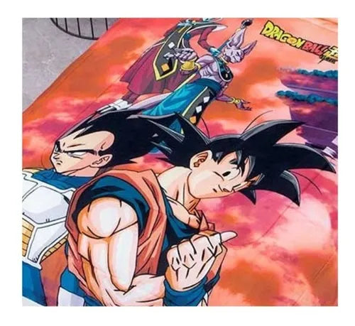 Cobertor Con Borrega Dragon Ball Super