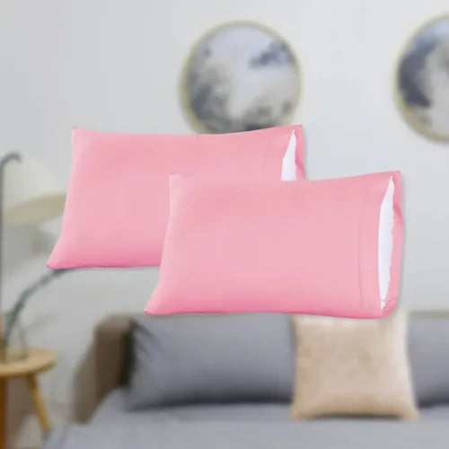 Par De Fundas Esencial Rosa