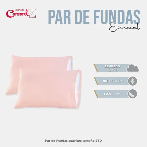 Par De Fundas Esencial Rosse Light