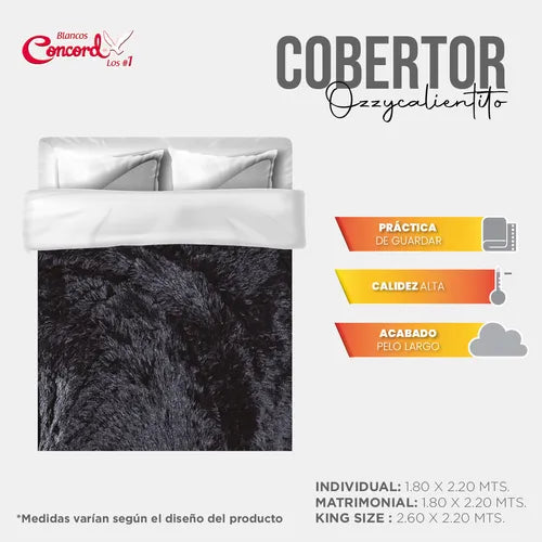 Cobertor Con  Borrega Luxury