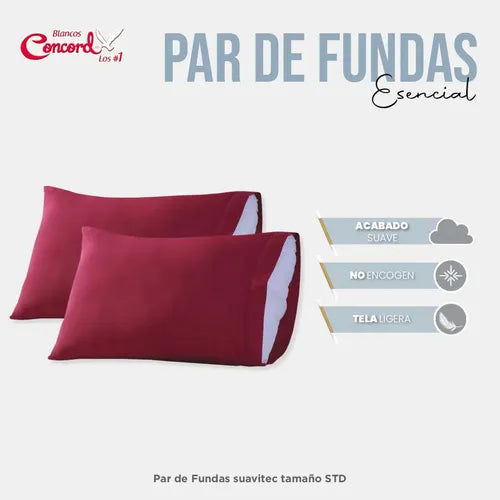Par De Fundas Esencial Vino