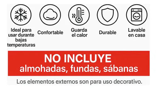 Cobertor de Borrega Serenity Jumbo Ariane
