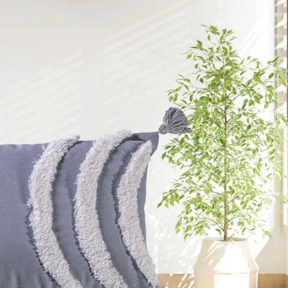 Funda Tufted Itza Gris Medio