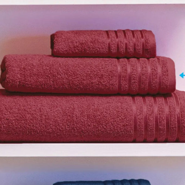 Toalla de Baño Completo Encanto Vino
