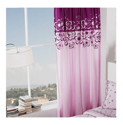 Cortinas Floreta Magenta