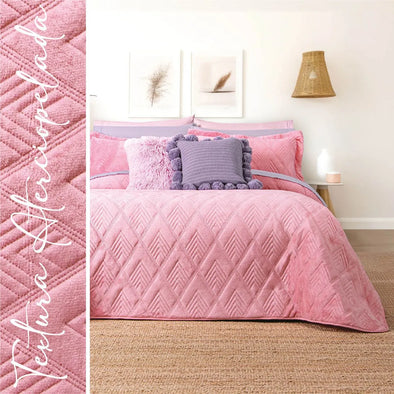 Edredón Ultra Delgado Velvet Rosa