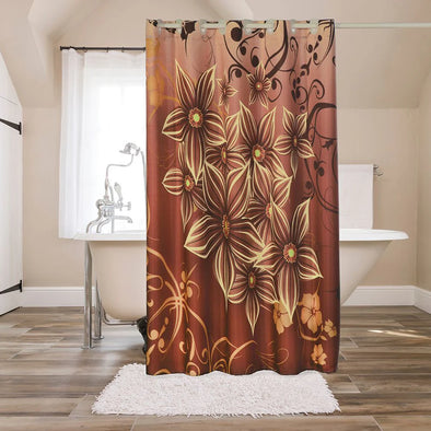 Cortina de Baño Impermeable Vainilla