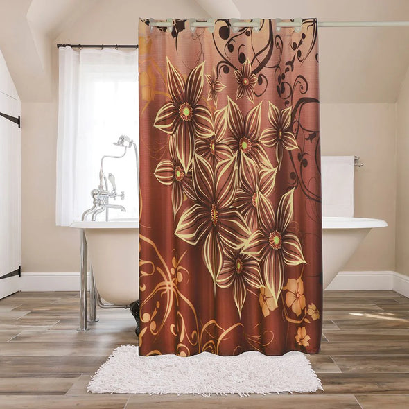 Cortina de Baño Impermeable Vainilla