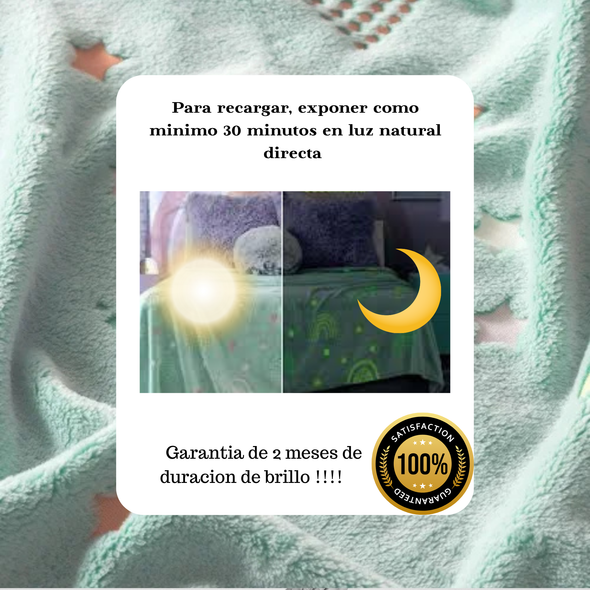 Frazada Ligera Brilla en la Oscuridad Dreams Vianney