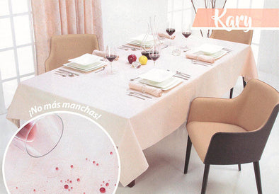 Mantel Jacquard Kary Beige