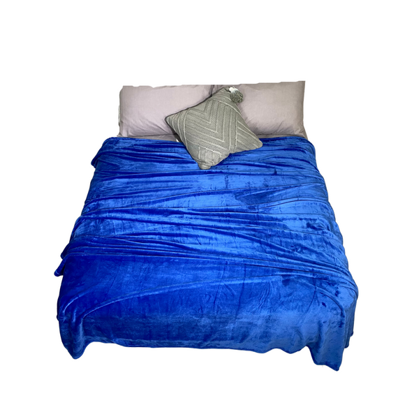Cobertor Ligero Vero Jumbo Azul Rey