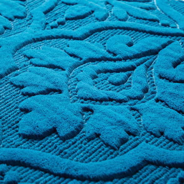 Cobertor Pelo Alto Extra Suave Bordado Da Vinvi Azul